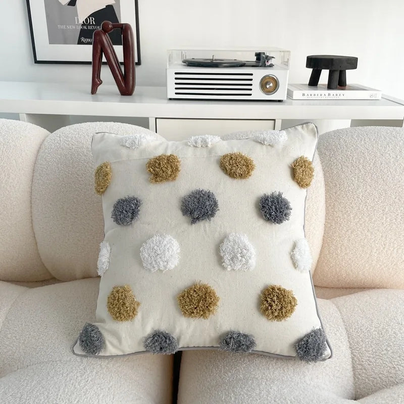 Bohemian Cotton Linen Tassel Pillow Cover