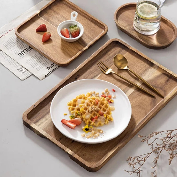 Rustic Acacia Tray