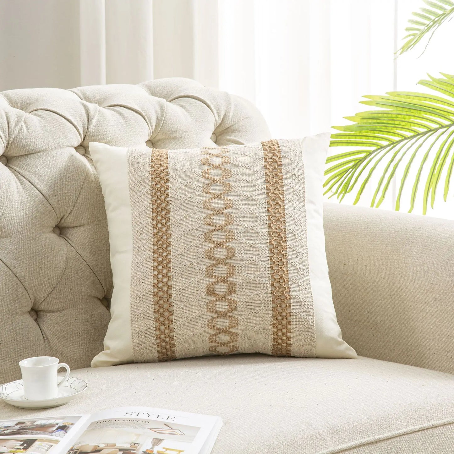 Rustic Charm Accent Cushion