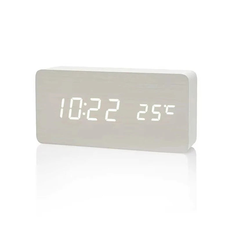 Charming Wooden Digital Clock