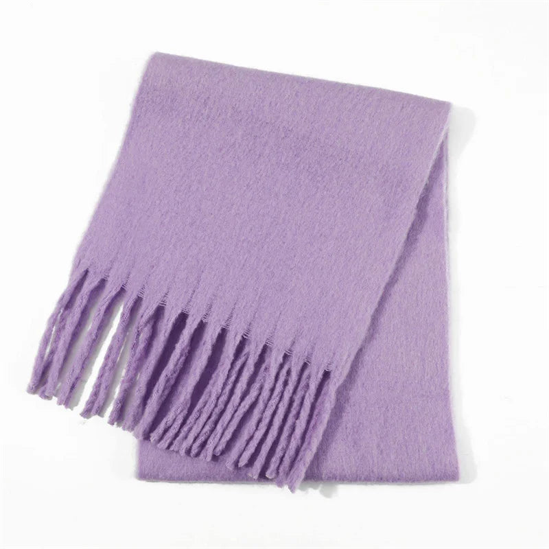 Thick Warm Tassel Shawl