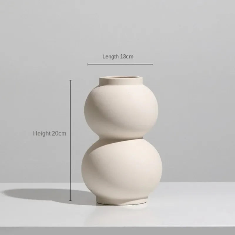 Sculptural Ceramic Flower Vase