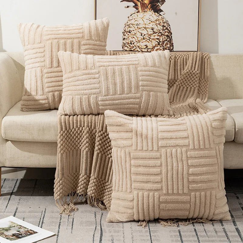 Fluffy Throw Pillow Cover