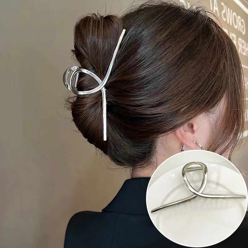 Gold S Shaped Hair Clip