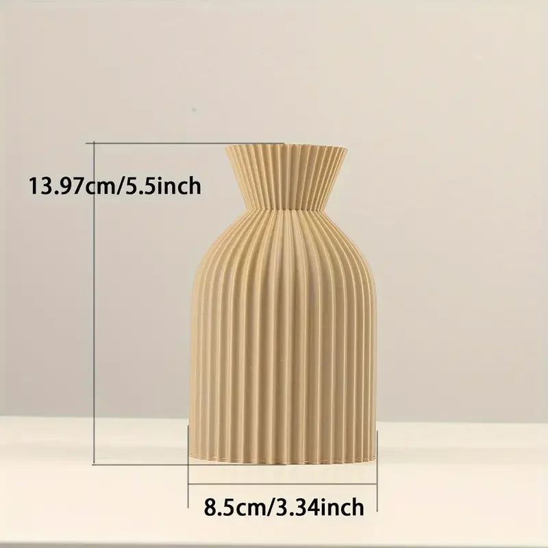 Sculpted Plastic Vase Centerpiece