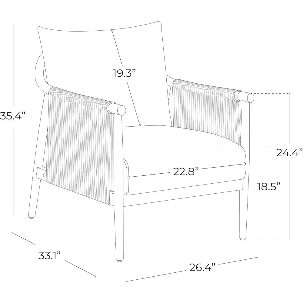 Soft Cream Lounge Chair
