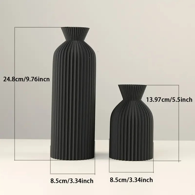 Sculpted Plastic Vase Centerpiece