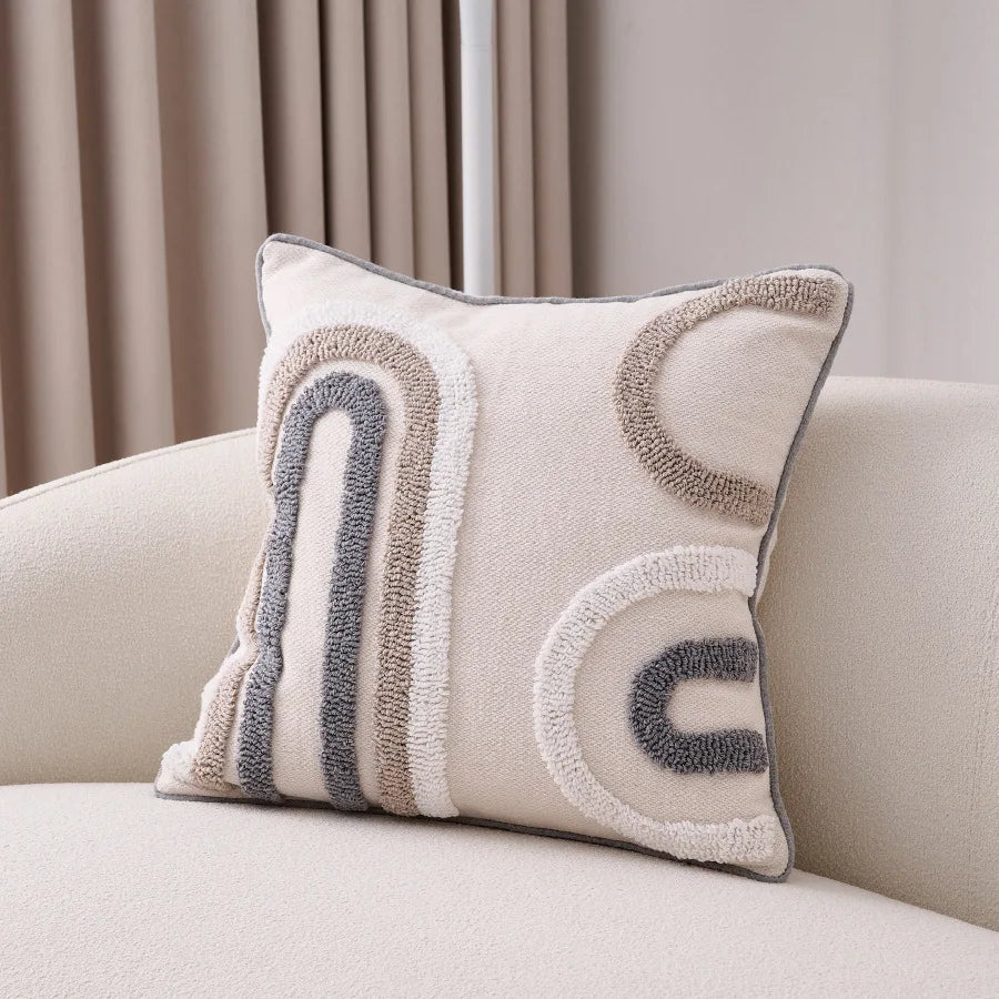 Bohemian Cotton Linen Tassel Pillow Cover
