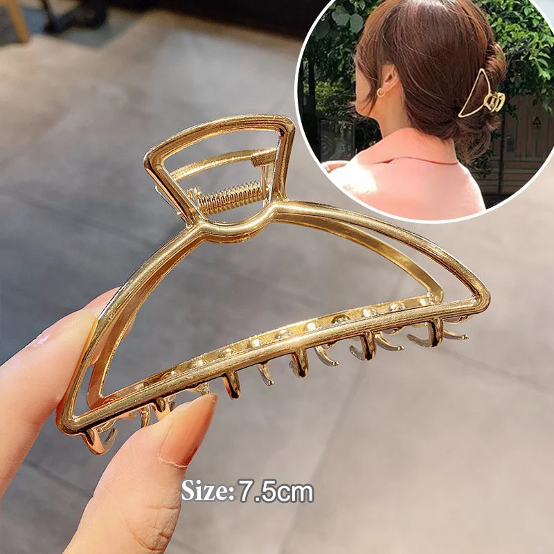 Gold S Shaped Hair Clip