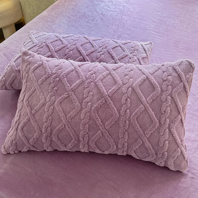 Cozy Velvet Rectangle Pillow Covers