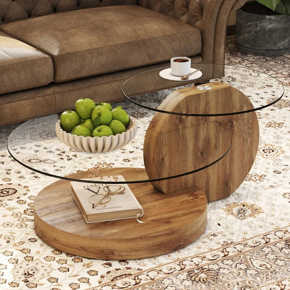 Sierra Drift Glass Center Table