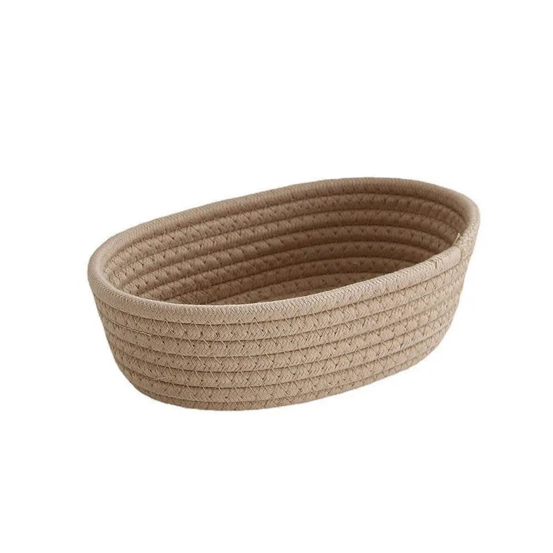 Minimalist Cotton Rope Basket for Everyday Storage