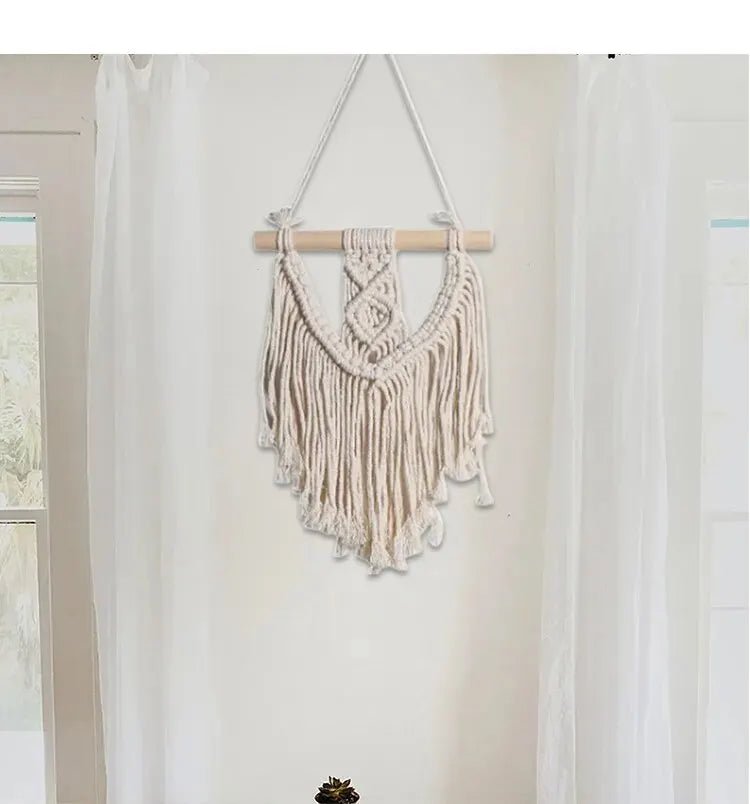 Willow Breeze Hanging Macrame Tapestry