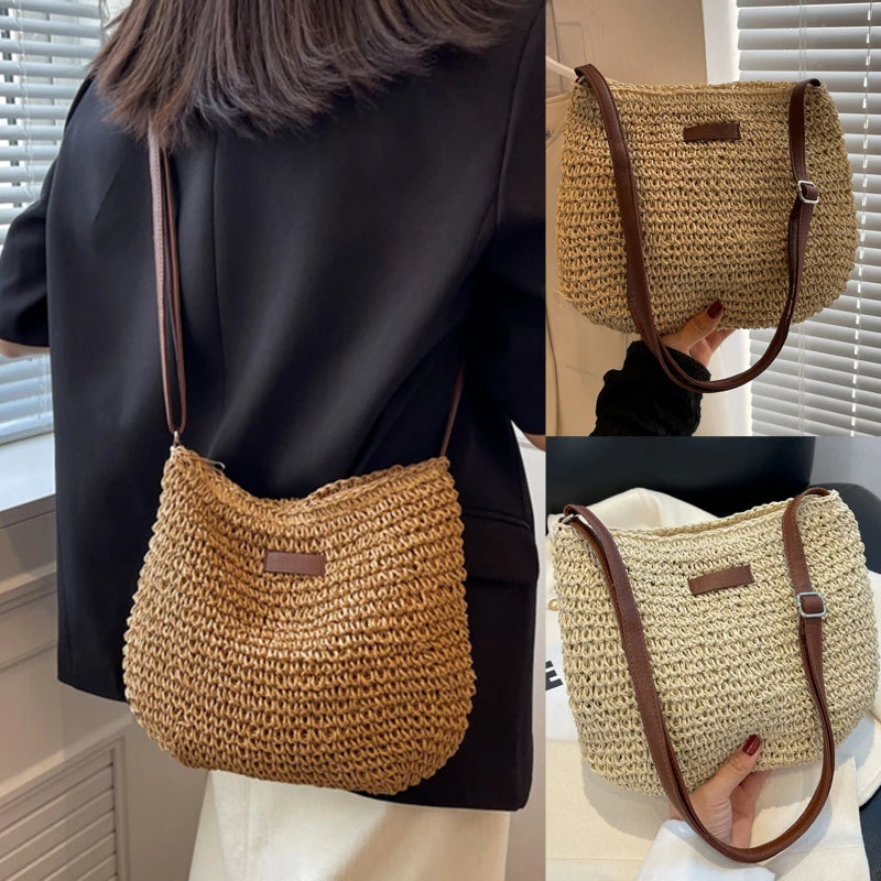 Summer Rattan Handbag