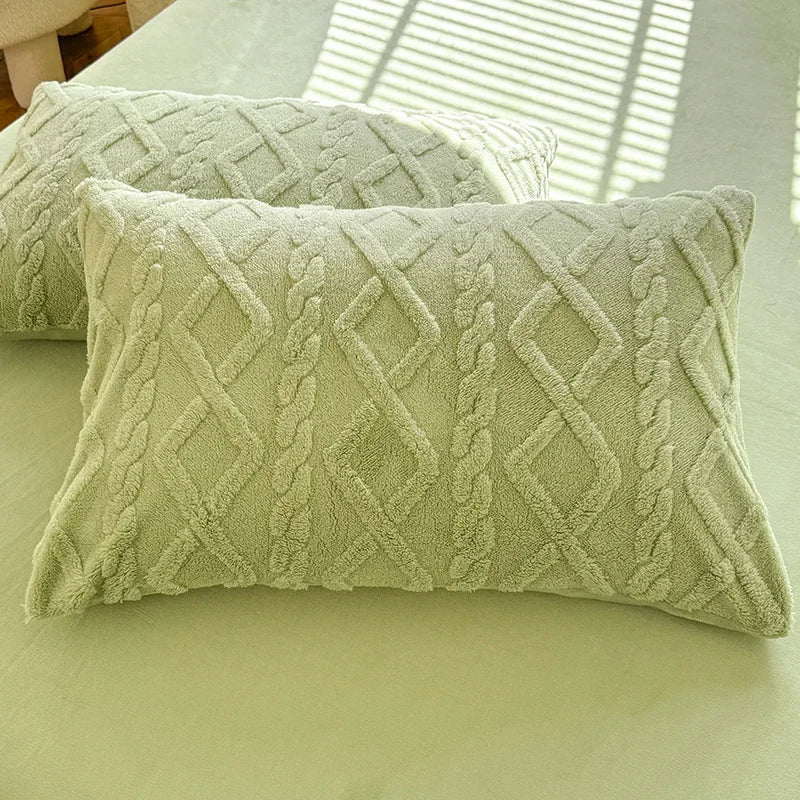 Cozy Velvet Rectangle Pillow Covers