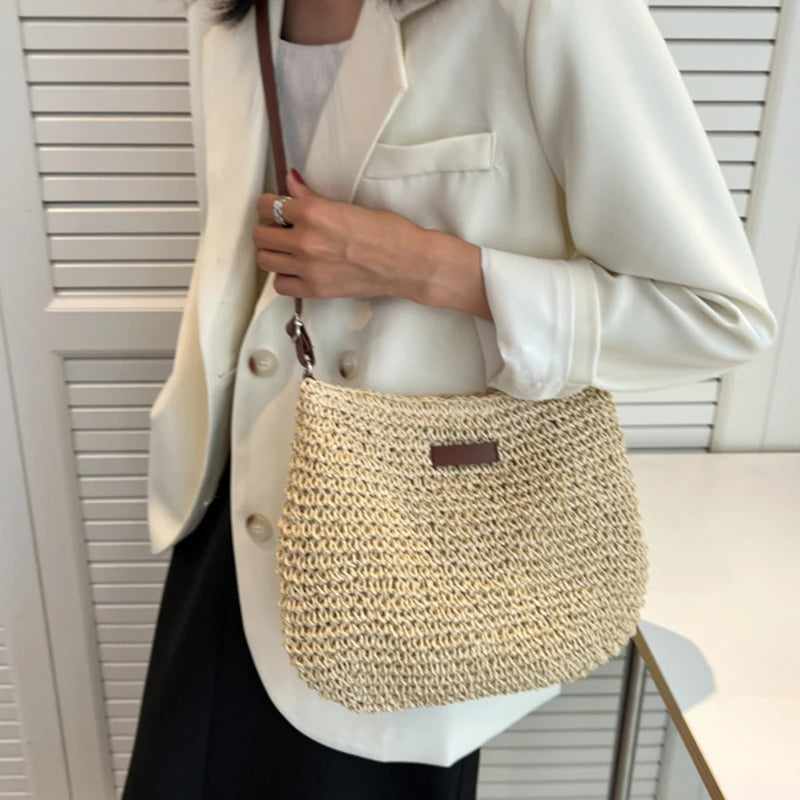 Summer Rattan Handbag