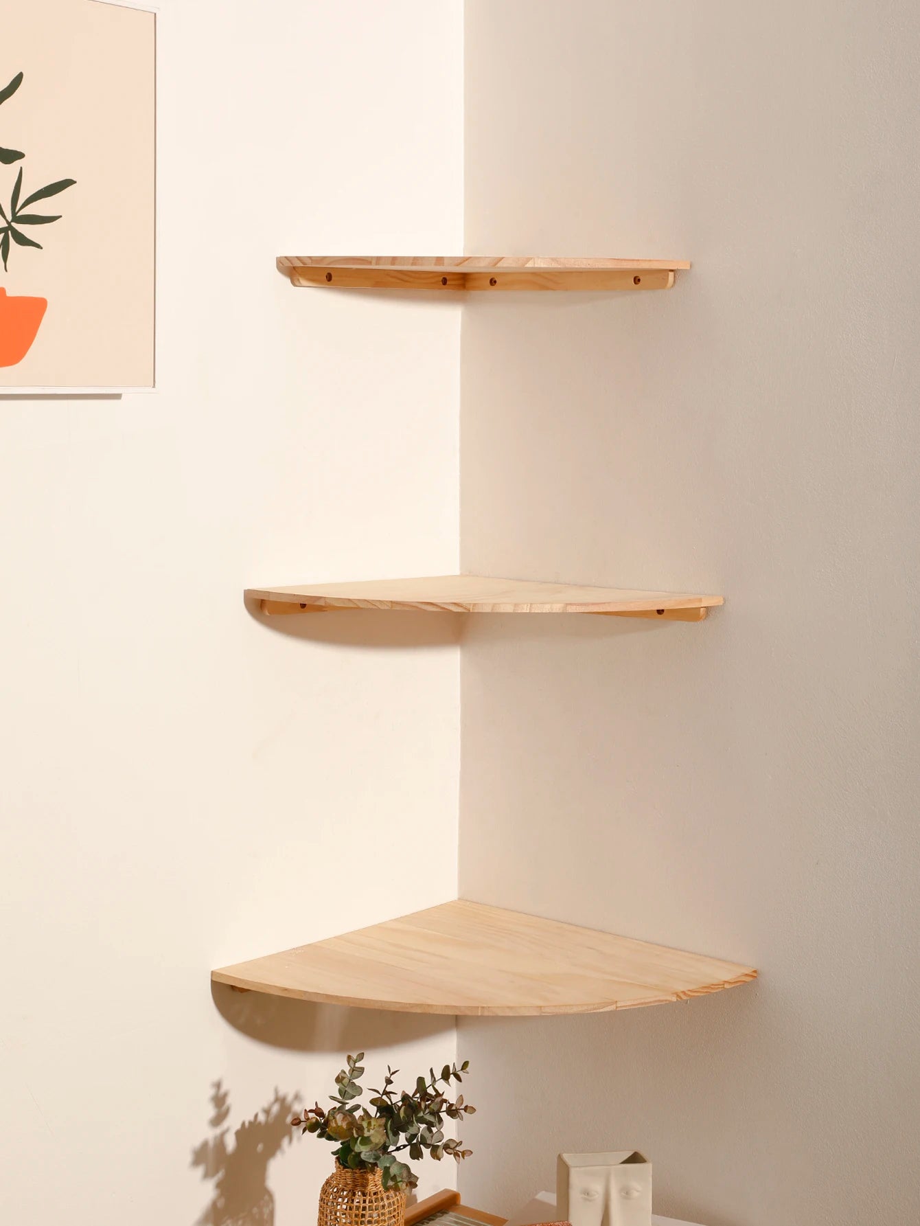 Wooden Floating Shelf