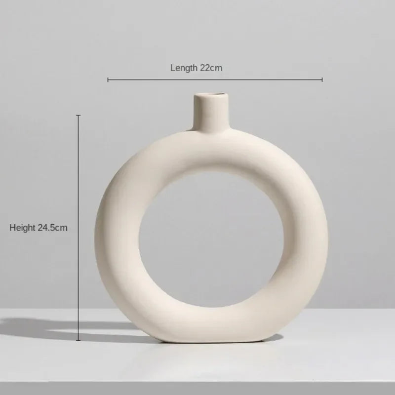 Sculptural Ceramic Flower Vase