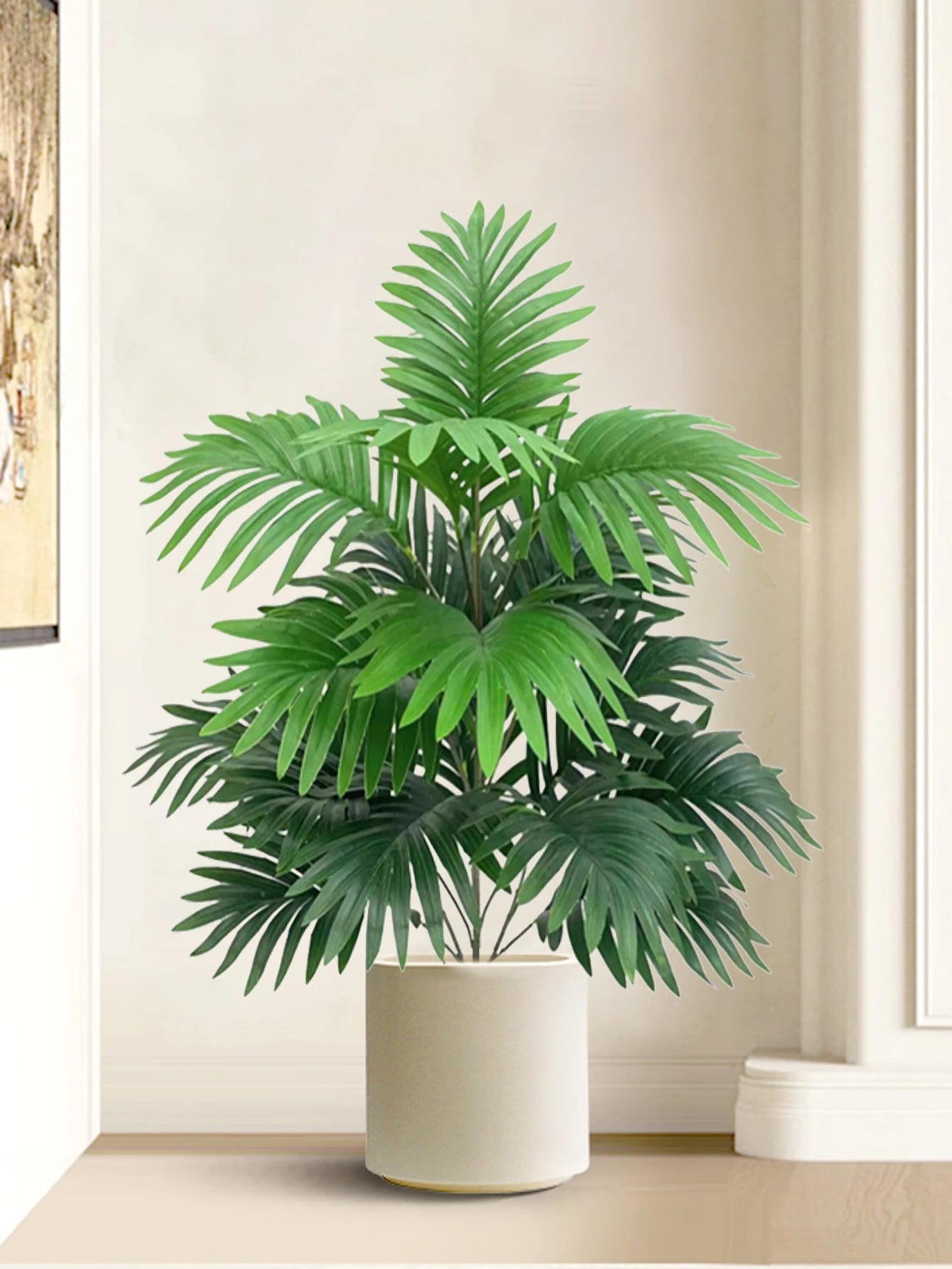 Tropical Greenery Faux Vine with Monstera Leaves
