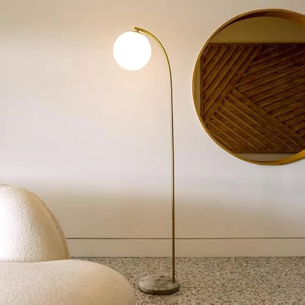 Golden Arc Floor Lamp