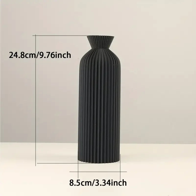 Sculpted Plastic Vase Centerpiece