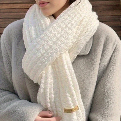 Long Knitted Winter Wrap