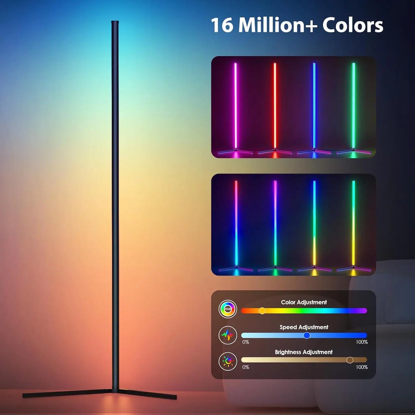 Modern Color Changing Floor Lamp