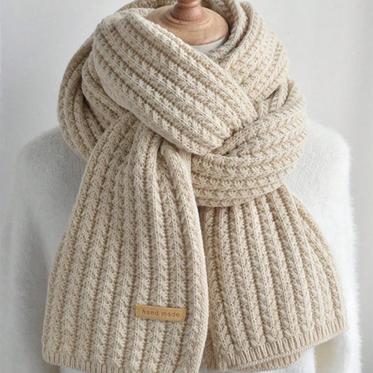 Long Knitted Winter Wrap