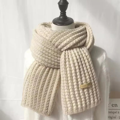 Long Knitted Winter Wrap