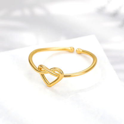Elegant Gold Heart Ring