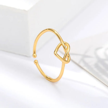 Elegant Gold Heart Ring
