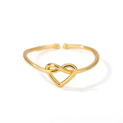 Elegant Gold Heart Ring