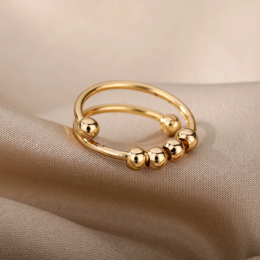 Pearl Spiral Ring