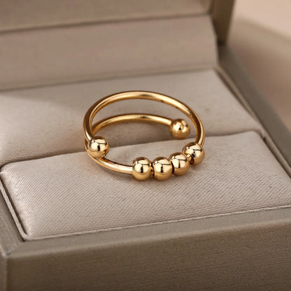 Pearl Spiral Ring