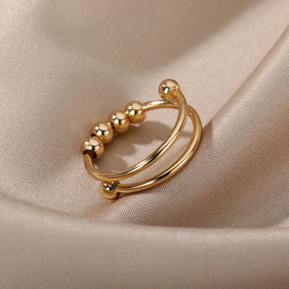 Pearl Spiral Ring