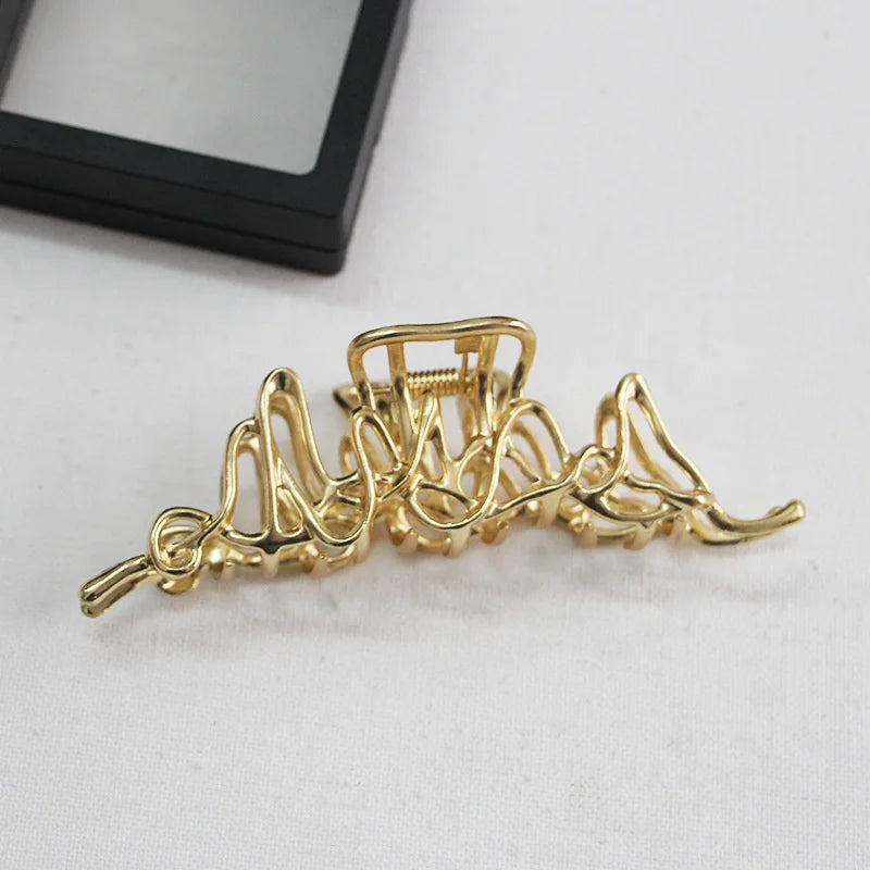 Gold S Shaped Hair Clip