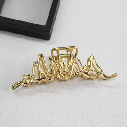 Gold S Shaped Hair Clip