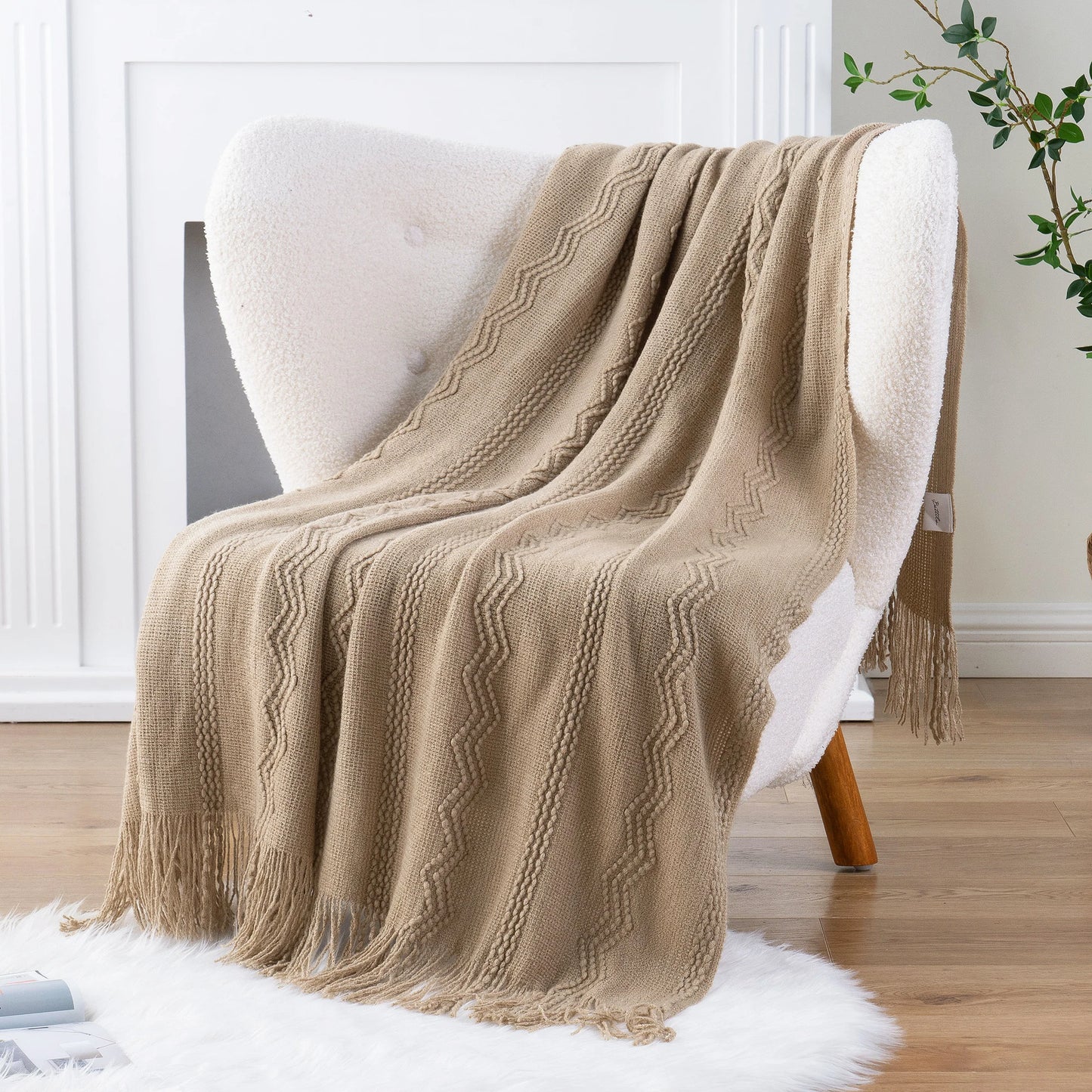 Knitted Sofa Blanket
