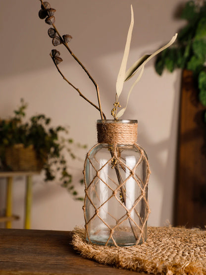 Rustic Glass Vase