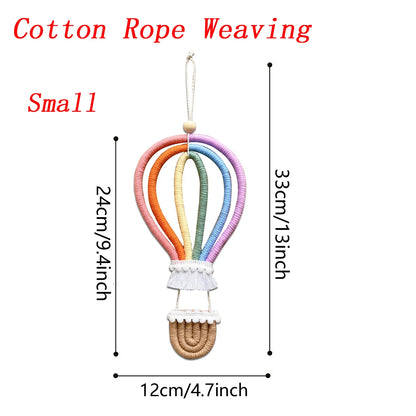 Boho Woven Hot Air Balloon