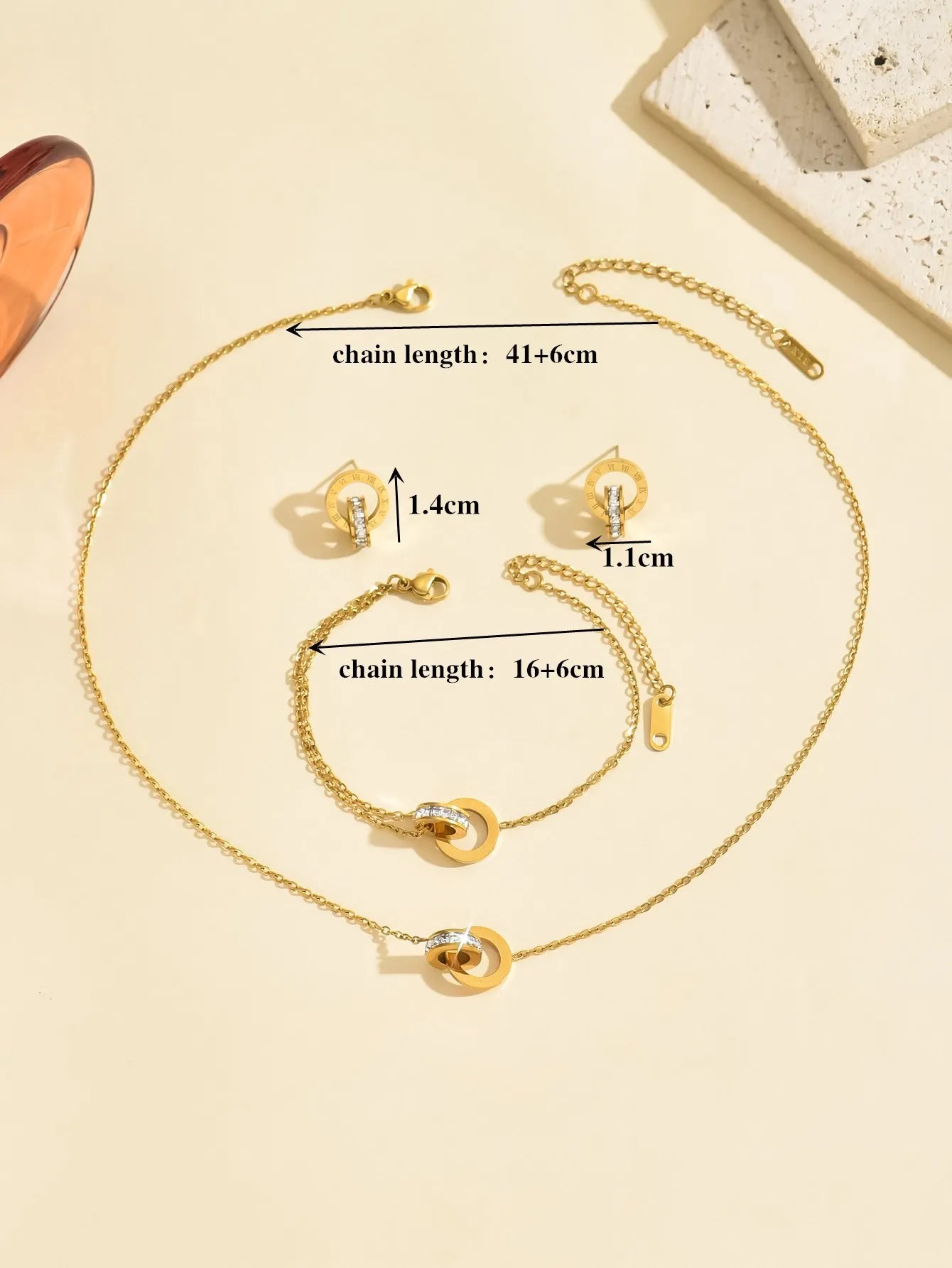 Elegant Double Ring Accessories