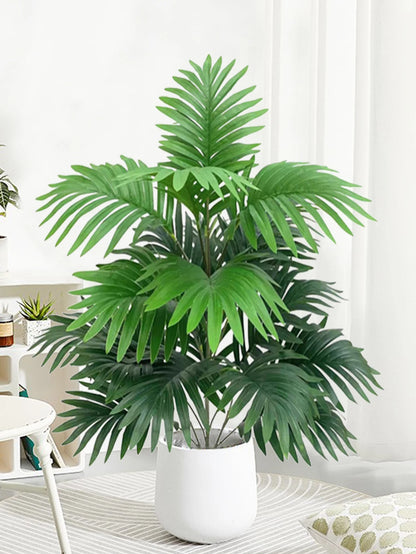 Tropical Greenery Faux Vine with Monstera Leaves