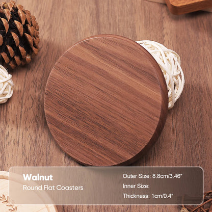 Handcrafted Walnut Coasters