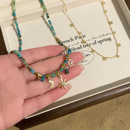 Beads Necklace with Pendant