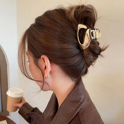 Gold S Shaped Hair Clip