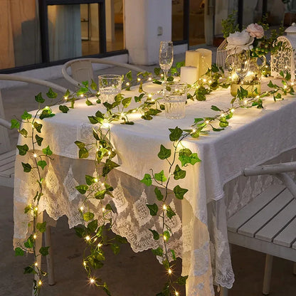 Evergreen Lighted Ivy Drape