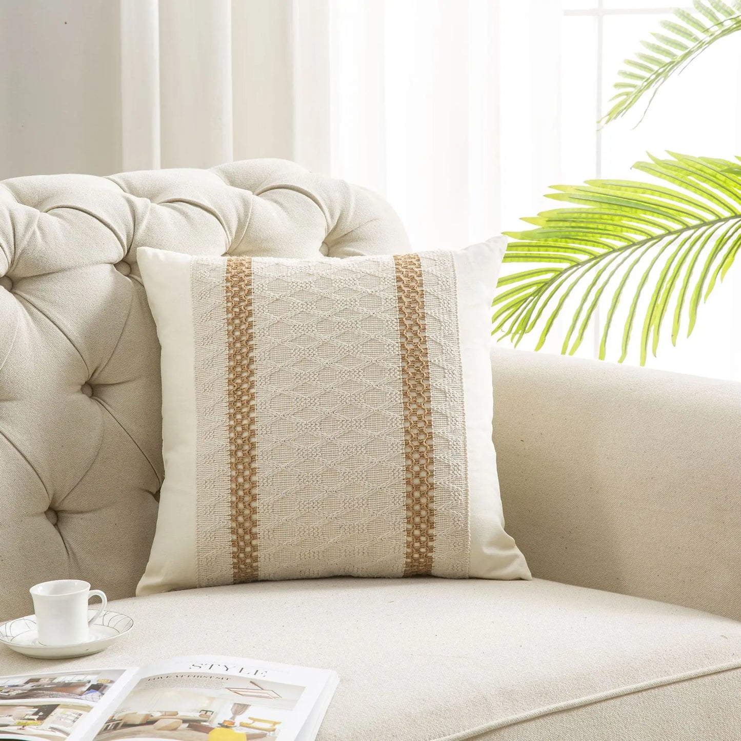 Rustic Charm Accent Cushion