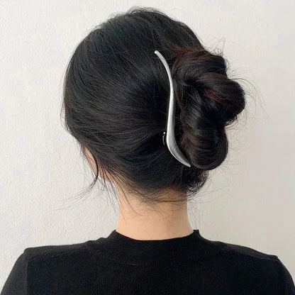 Gold S Shaped Hair Clip