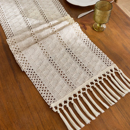 Handwoven Cotton Table Runner