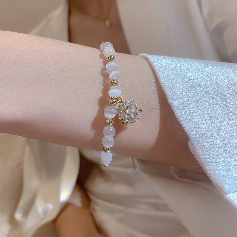 Crystal Bead Bracelet
